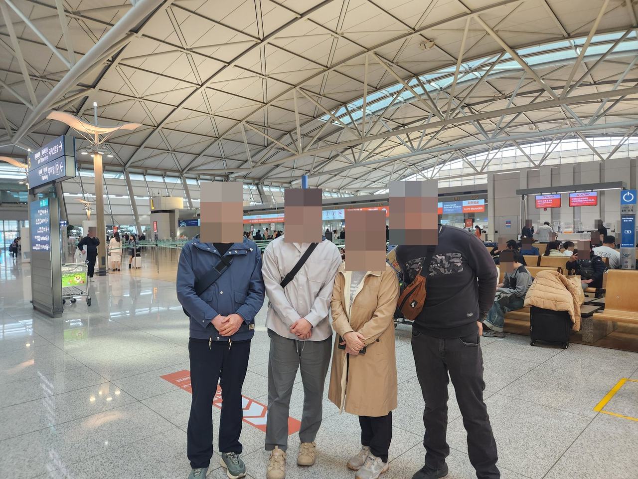 인천공항에서 라오스로 출국하는 날