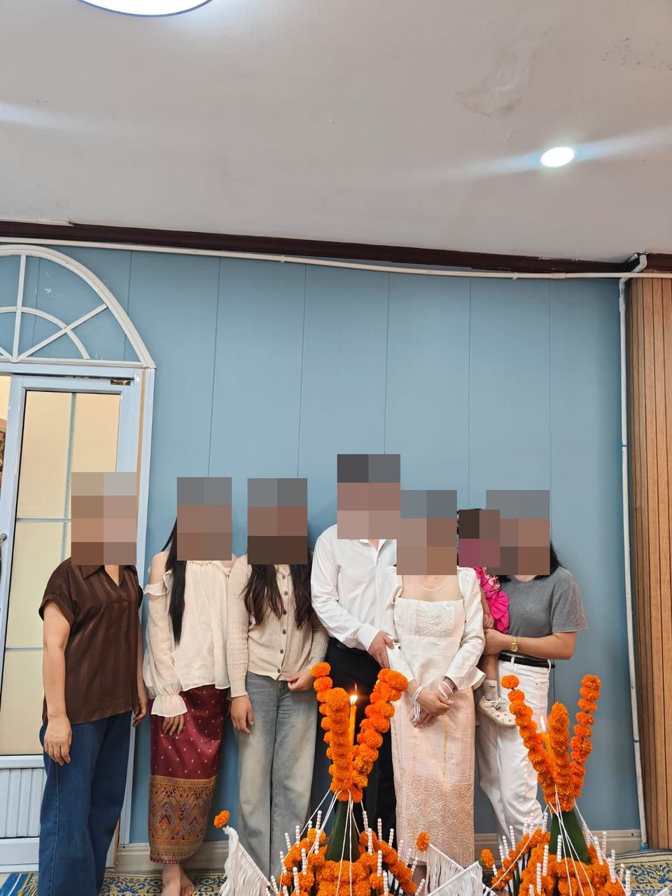 가족들과 함께한 기념 사진