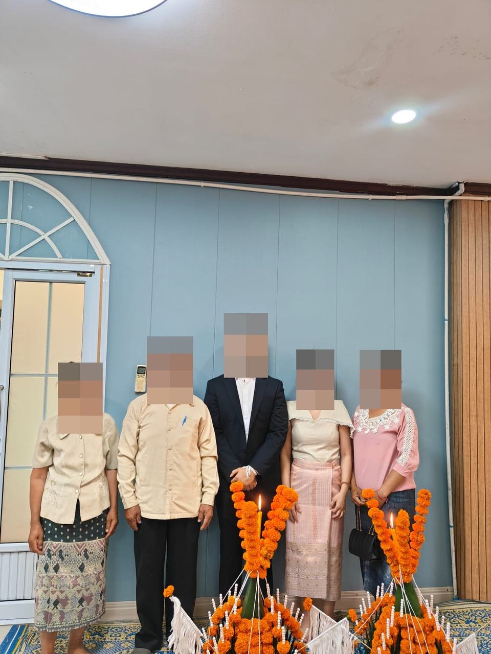 가족들과의 기념 촬영
