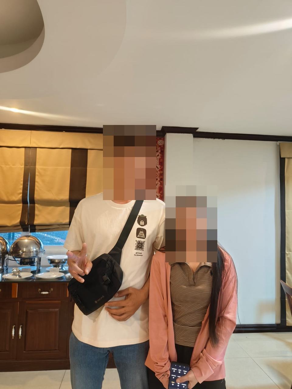 여행 중 호텔에서 한 컷